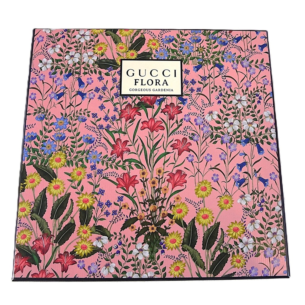 NWOT Gucci Flora Gorgeous Gardenia Eau de Parfum Rollerball-Spray Set For Women - Picture 3 of 4